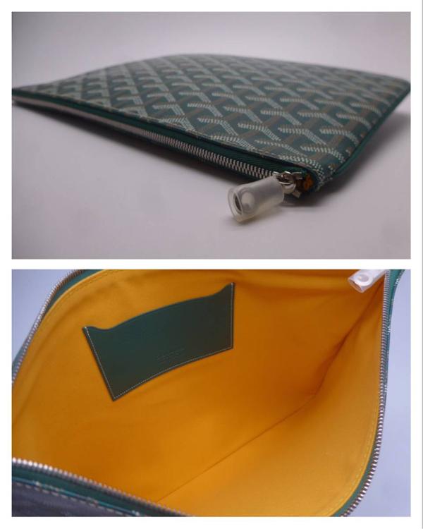 ゴヤール スーパーコピー Goyard◆セナMM グリーン クラッチバッグ 緑  8011904